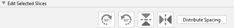 Edit selected slices