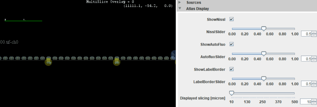 Coarsening atlas slicing