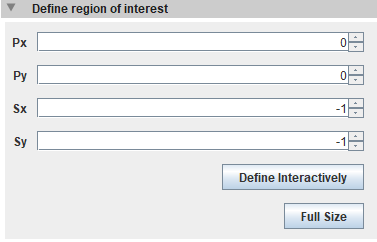 Define a region of interest in ABBA